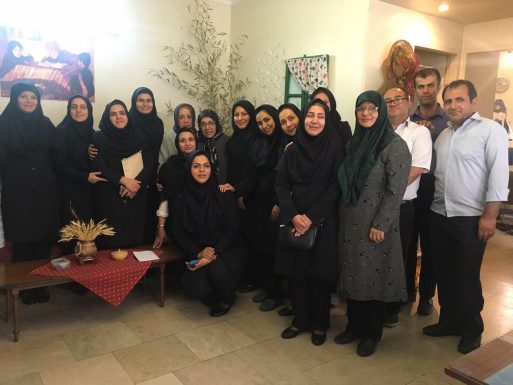 گزارش بازدید کارکنان حسینیه ارشاد